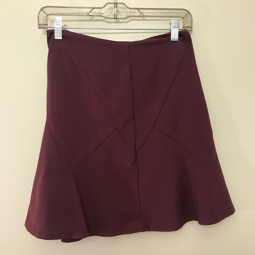 Maroon skirt